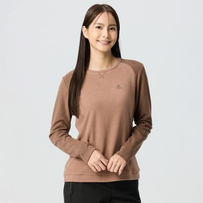 【ATUNAS 歐都納】男女款經典保暖圓領衫/經典保暖拉鍊衫/觸感柔軟/舒適親膚/都會休閒/多款任選