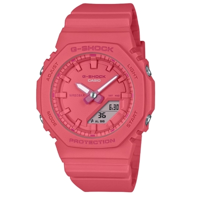 CASIO卡西歐 G-SHOCK X ITZY Tone-on-Tone 亮眼粉時尚 八角形錶殼 GMA-P2100-4A 40.2mm