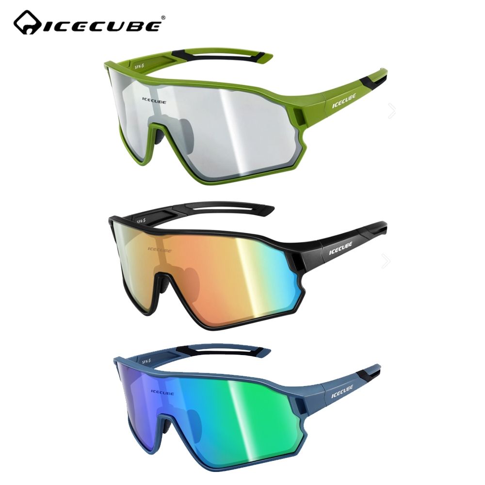 ICECUBE台灣製抗UV400/防起霧/運動休閒太陽眼鏡SFK-S(柱片)適小臉/青少年-3色