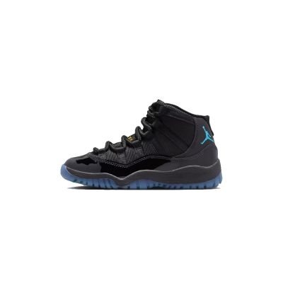 Air Jordan 11 Gamma Blue PS 經典回歸 黑藍 中童 378039-047