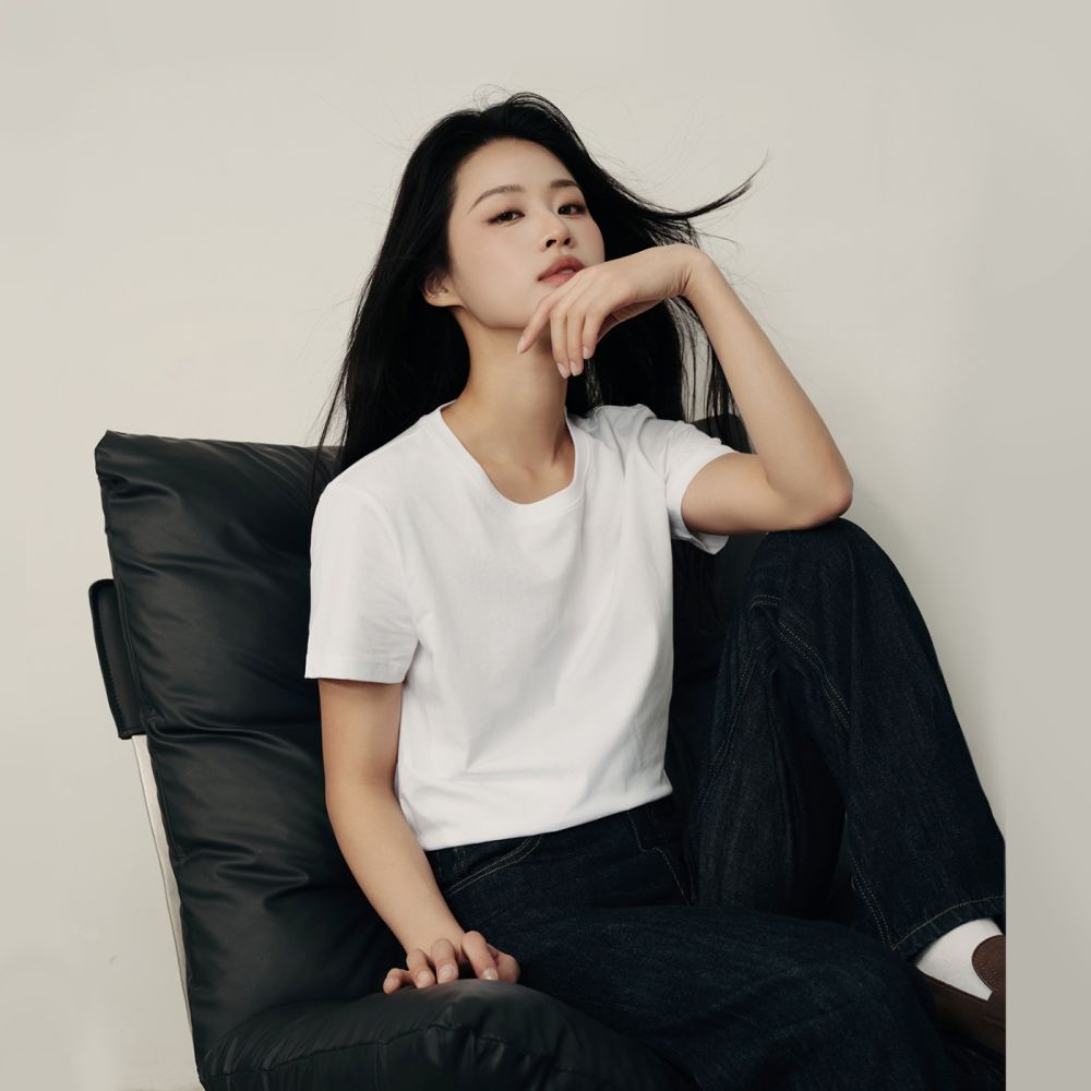 GIORDANO 韓國同款 女裝多巴胺風純棉純色圓領短袖T恤【多色任選】 (04 白色)