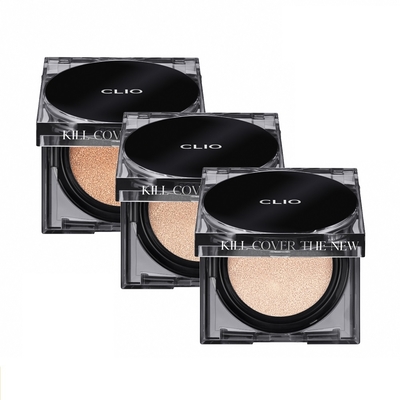 CLIO 珂莉奧 Zoom In超持妝柔霧氣墊粉餅袖珍版 SPF50+,PA+++ 5g-任選 二入