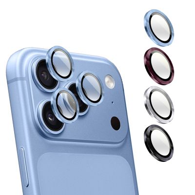 Timo iPhone 18 Pro/ProMax 鏡頭專用【3D金屬環】玻璃鏡頭保護貼膜