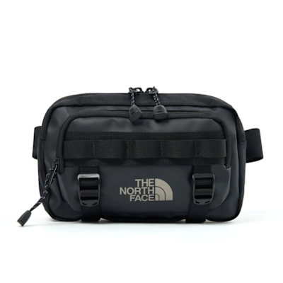 The North Face 北臉 腰包 斜背包 運動小包 防潑水 BASE CAMP LUMBAR 黑 NF0A8BK5BIA