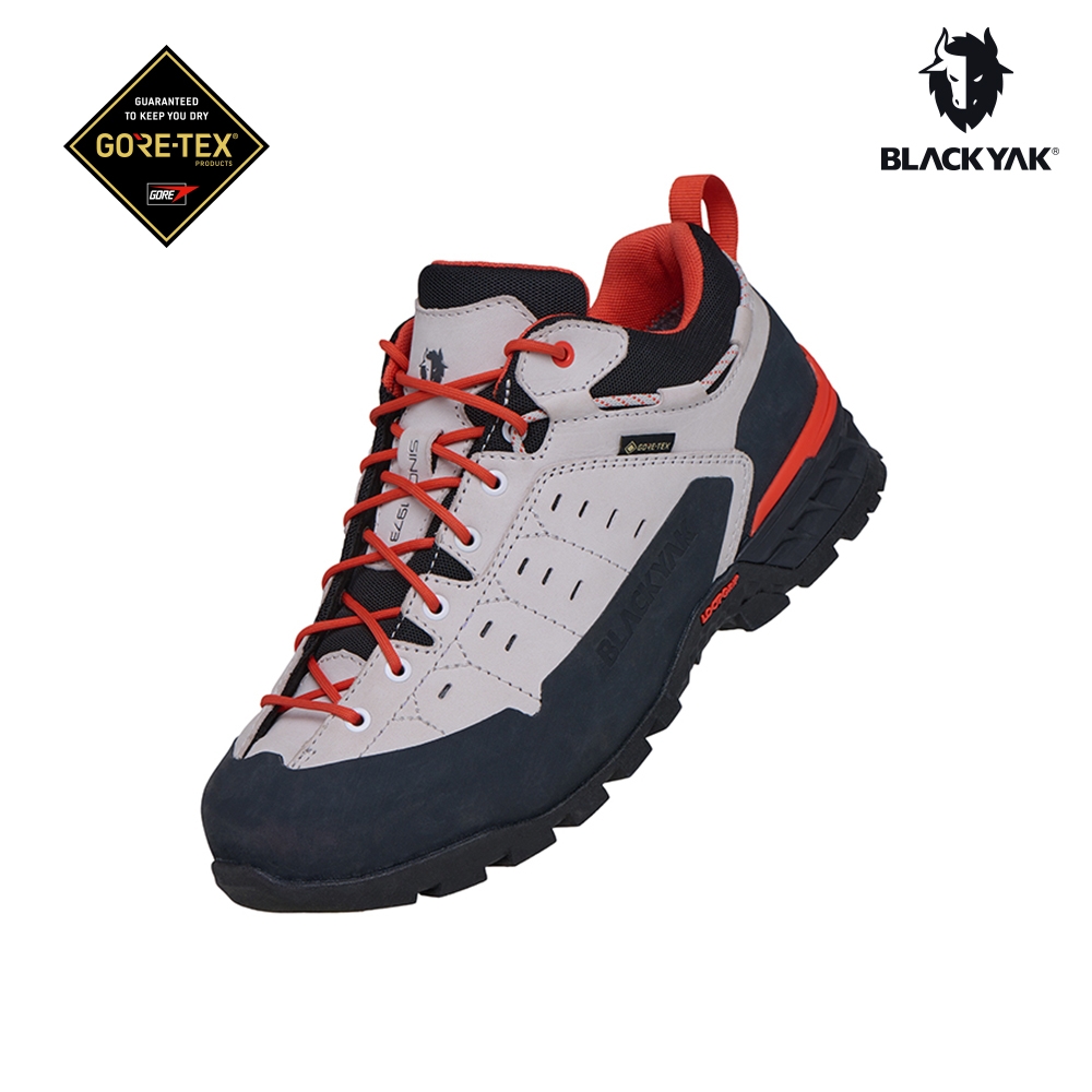 BLACKYAK 韓國 女 ROCK PEAK GTX低筒防水登山鞋[淺卡其] 運動鞋 跑鞋 休閒鞋 登山鞋 IU款 女款 BYEB1WFH55