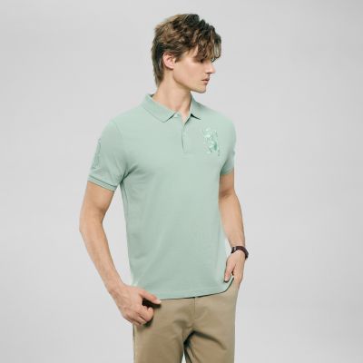GIORDANO 男裝經典修身短袖POLO衫【雙色任選】