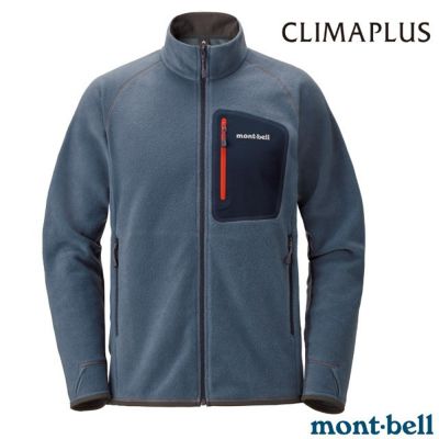 【mont-bell】男 CP100 Jacket 輕量保暖刷毛夾克.外套 1106591 STBL 鋼鐵藍