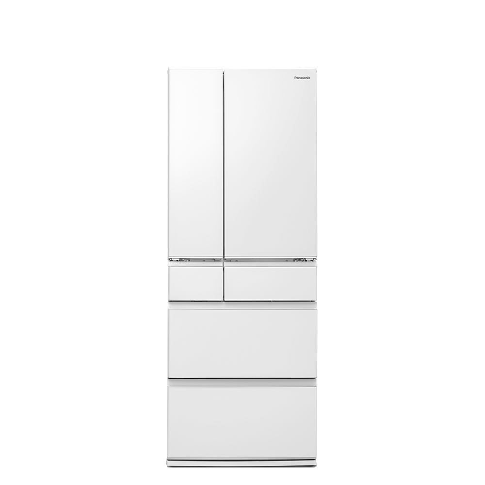 Panasonic國際牌  601公升 平面鋼板六門變頻電冰箱 NR-F601XT-W1晶鑽白