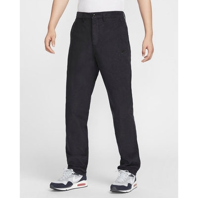 NIKE 耐吉 男運休閒長褲-黑色 AS M NK CLUB CHINO CORDUROY P-FZ0787010