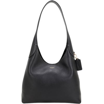 COACH BROOKLYN 28 粒紋牛皮手提 肩背包(黑色)