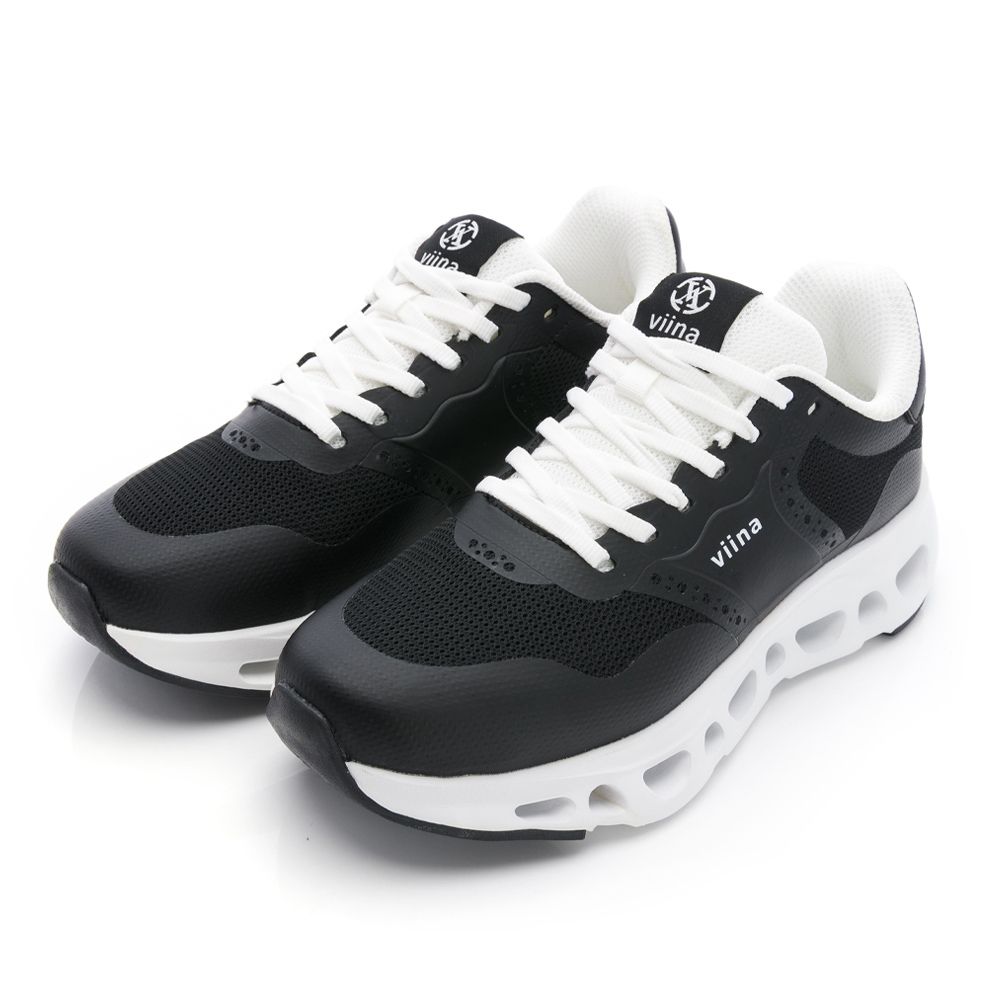 viina輕量舒適厚底休閒雲朵鞋 女 -黑 (viina)