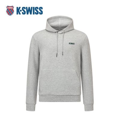 K-SWISS 連帽長袖 M SILKY TECH HD 帽T 男款 灰色 1012034-963