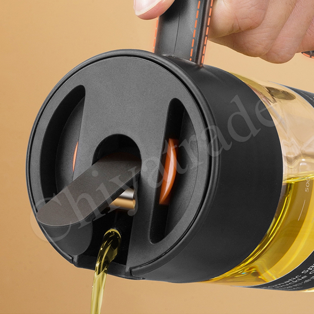 百科良品】ZETON快拆式上蓋自動開合油瓶油壺醬油瓶醋瓶酒壺調味瓶