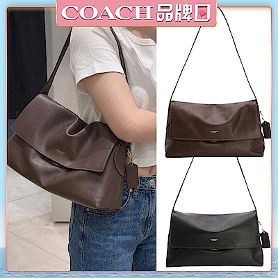 COACH CHELSEA 30 翻蓋插釦肩背包 兩色供選