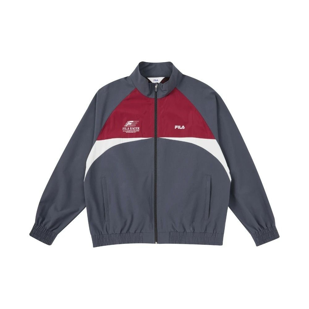 【FILA】男平織外套-鐵灰 1JKA-5311-DG
