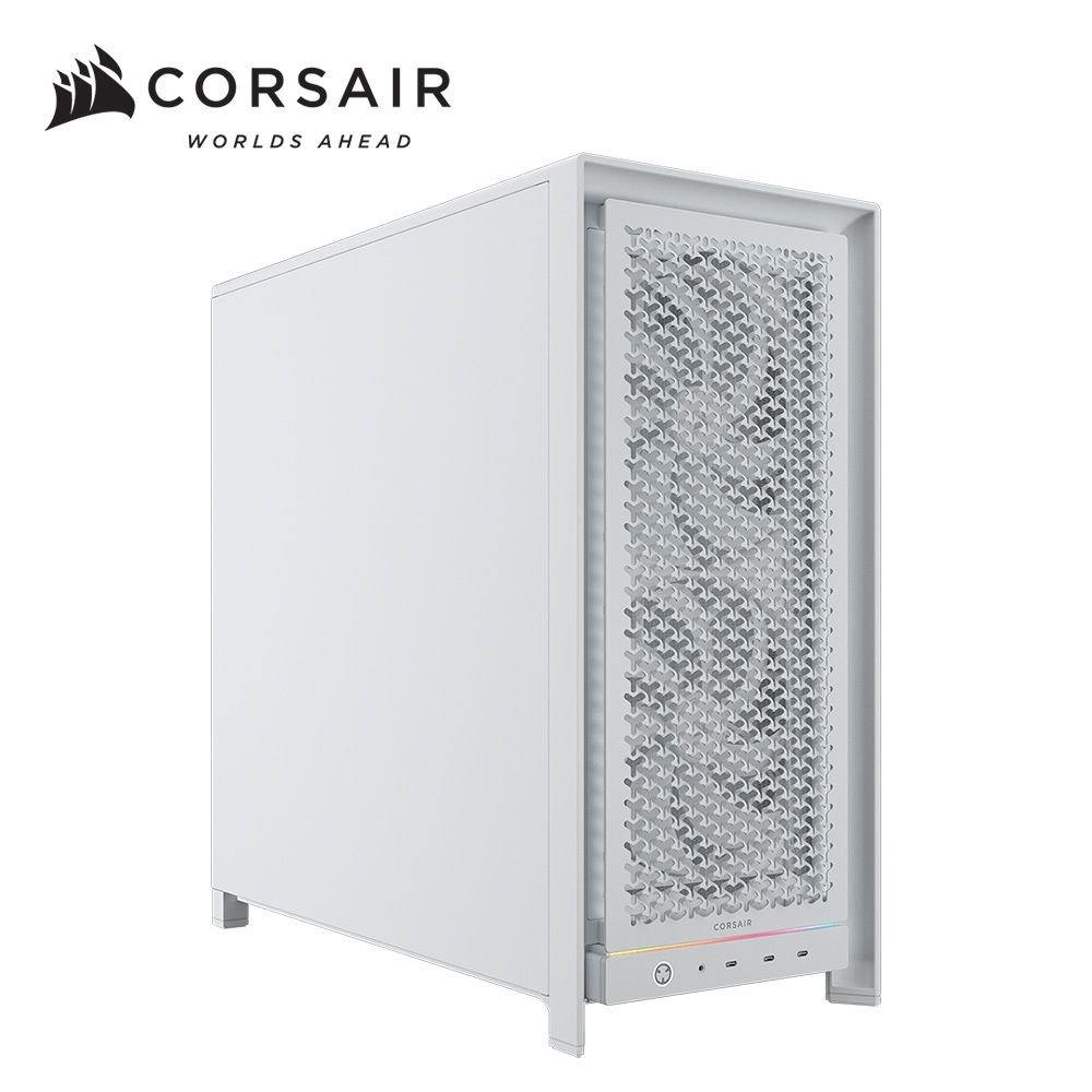 海盜船Corsair Frame 5000D WORKSTATION透側模組化E-ATX機殼【白｜附RS120風扇*3】
