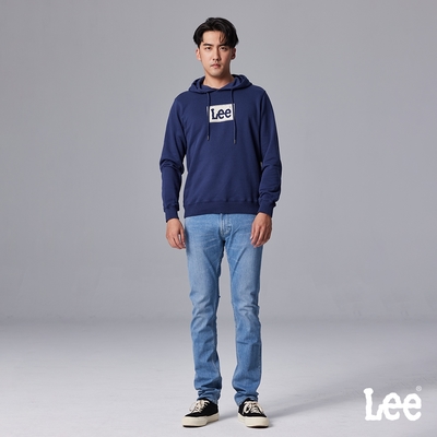 Lee 男款 709 低腰修身小直筒牛仔褲 淺藍洗水