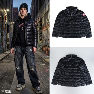 CANADA GOOSE 再生尼龍CYPRESS系列立領輕羽絨外套(女款/黑)