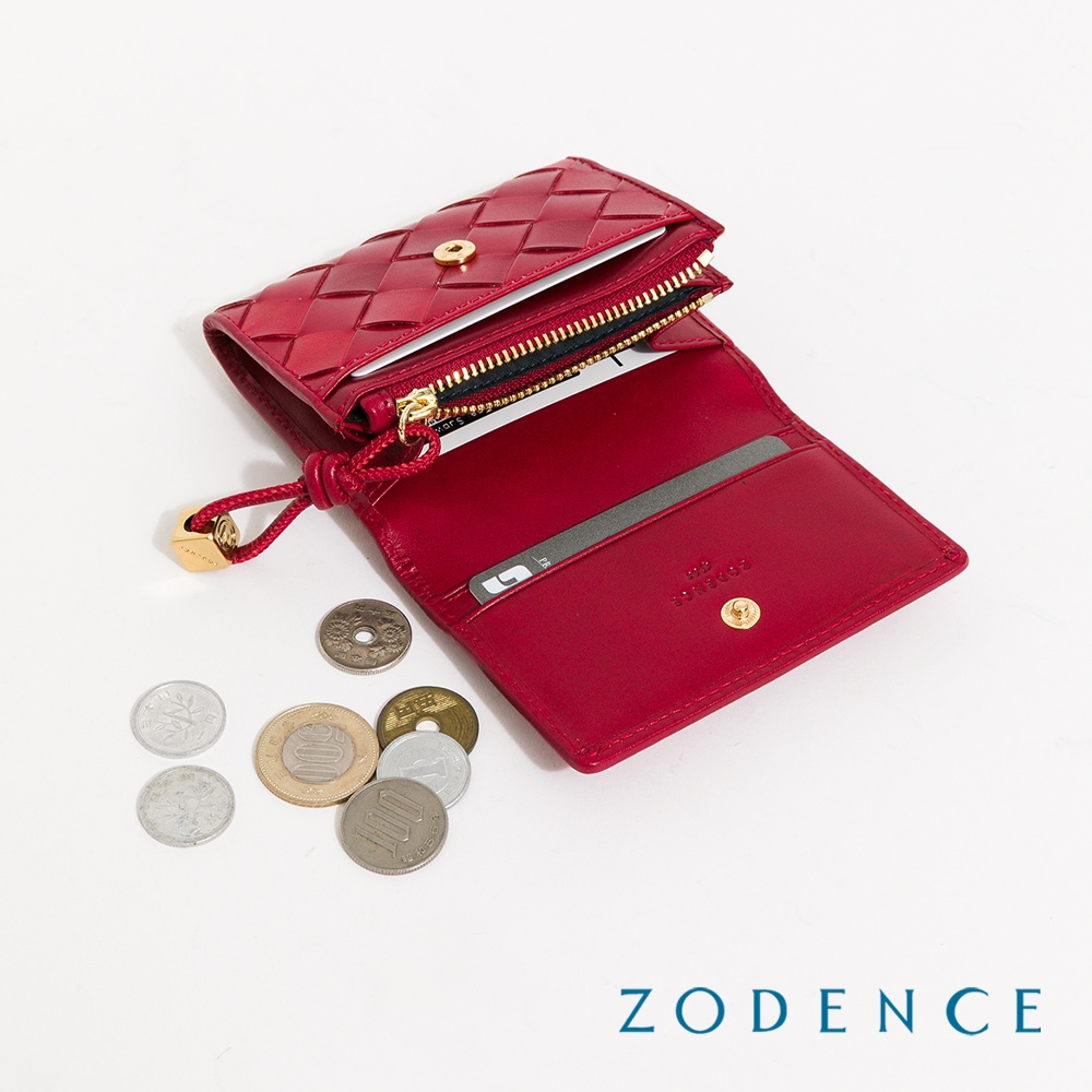 ZODENCE CRAFTSOUL進口真皮手工上色編織卡片零錢包-多色| 中夾/短夾| Yahoo購物中心