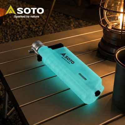 日本SOTO 夜光伸縮防風點火器 夜光藍ST-487LUBLEXP (填充式打火機)