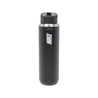 Nike 水壺 Recharge Chug 24OZ 不鏽鋼 黑 保冷 防漏 水瓶 700ml N101379509-124