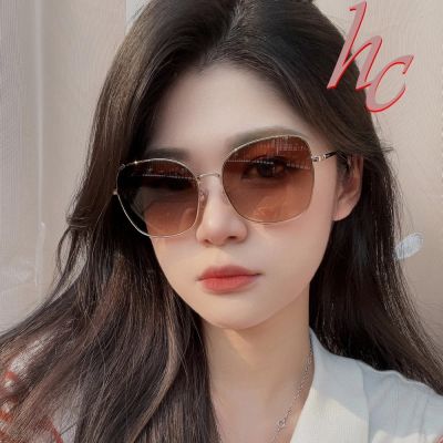 【COACH】亞洲版 時尚金屬太陽眼鏡 精緻簡約設計 HC7133 900574 淡金框抗UV漸層茶鏡片 公司貨