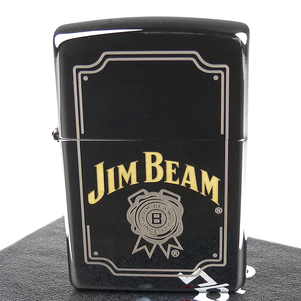 ZIPPO 美系~JIM BEAM金賓波本威士忌-標誌圖案設計打火機| 日用雜貨| Yahoo購物中心