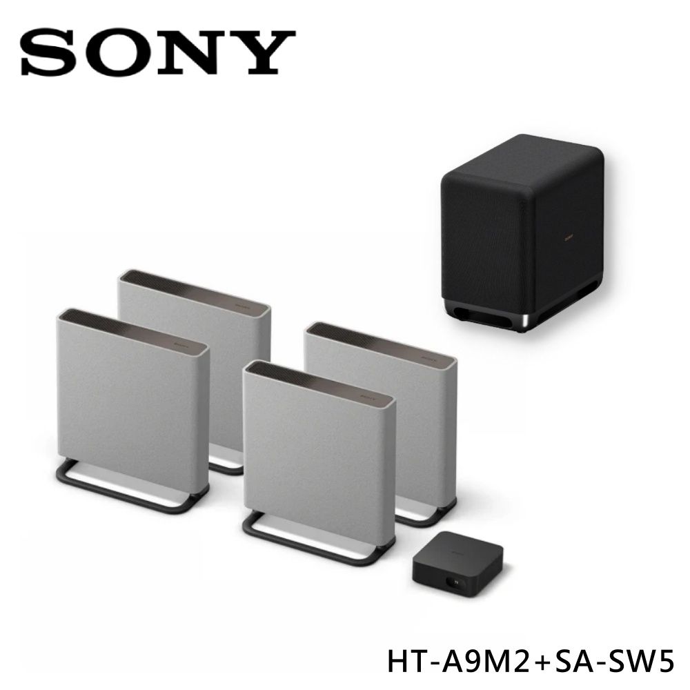 SONY索尼 環繞式家庭劇院組合 聲霸 重低音 原廠公司貨 HT-A9M2+SA-SW5