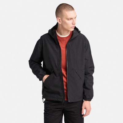 Timberland官方旗艦 男款黑色Winnick防水外套|A69PU001