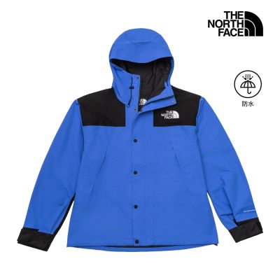 【The North Face 官方旗艦】北面經典ICON男款黑藍拼接DRYVENT防水衝鋒衣｜88XFQS0