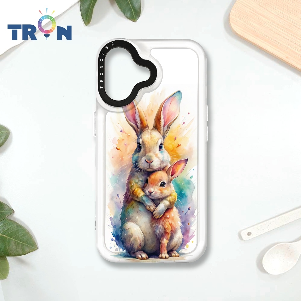 TRON IPHONE 16 大小動物們-2 MAGSAFE 磁吸 防摔 太空殼 透白 手機殼