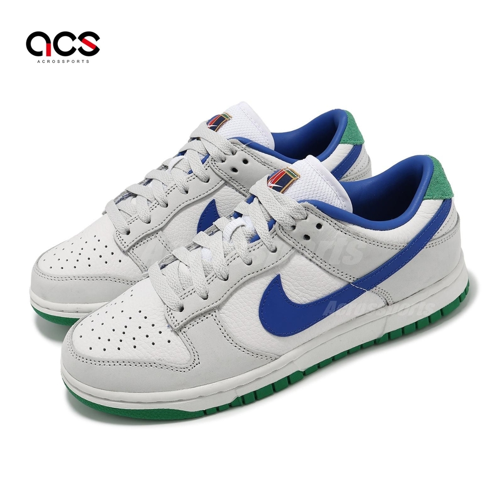 Nike 休閒鞋 Wmns Dunk Low PRM Tennis Classic 女鞋 男鞋 灰 藍 綠 FB7910-100