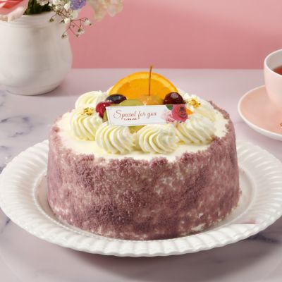亞尼克蛋糕-芋見香緹6吋蛋糕(母親節限定造型)