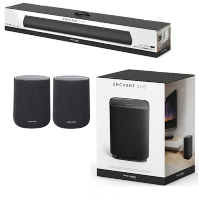 Harman Kardon Enchant 7.1.4杜比全景聲家庭劇院組 (Enchant 1100 聲霸+Sub 重低音+Speaker環繞)