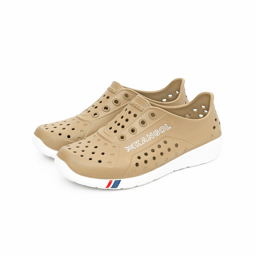 KANGOL 男女休閒洞洞鞋-卡其色-6225167132 | 慢跑鞋| Yahoo購物中心