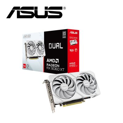 華碩 DUAL-RX9060XT-16G-WHITE 顯示卡+華碩 A23 PLUS MIKU EDITION 初音機殼
