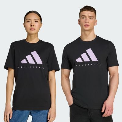 【adidas 愛迪達】 VOLLEYBALL CATEGORY LOGO 短袖上衣 T恤 男/女 KB2581