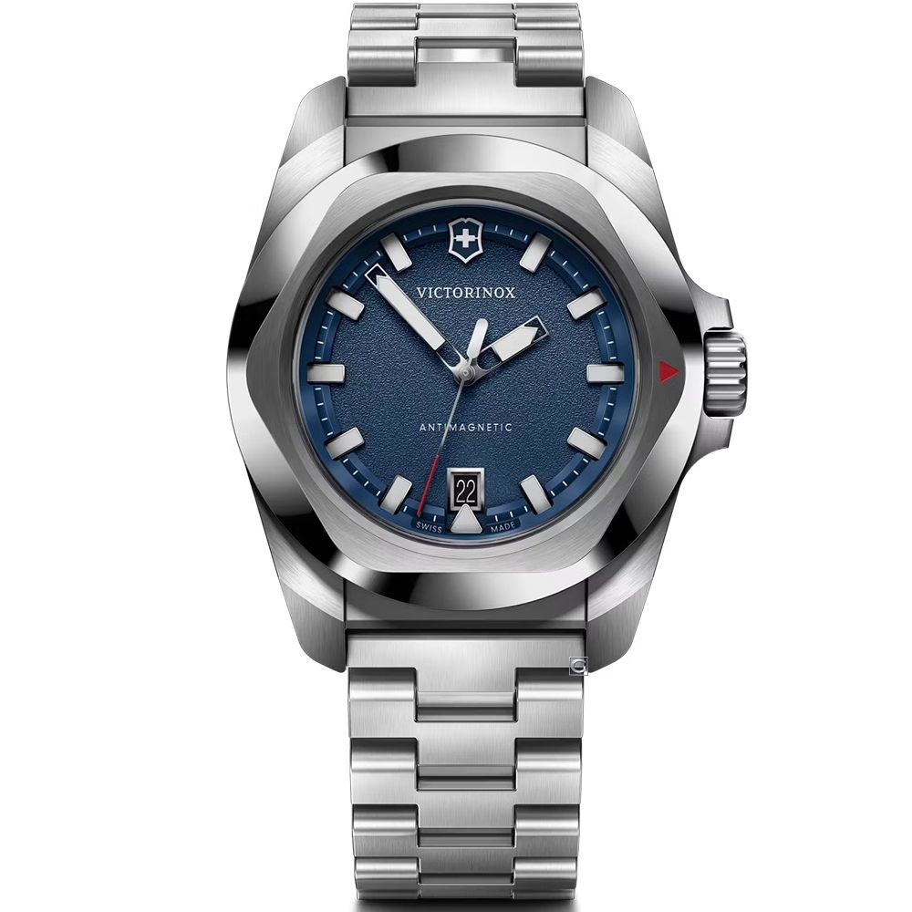 VICTORINOX 瑞士維氏 I.N.O.X. 200米石英潛水錶 男錶 手錶-41mm黑x鋼帶款 VISA-242031