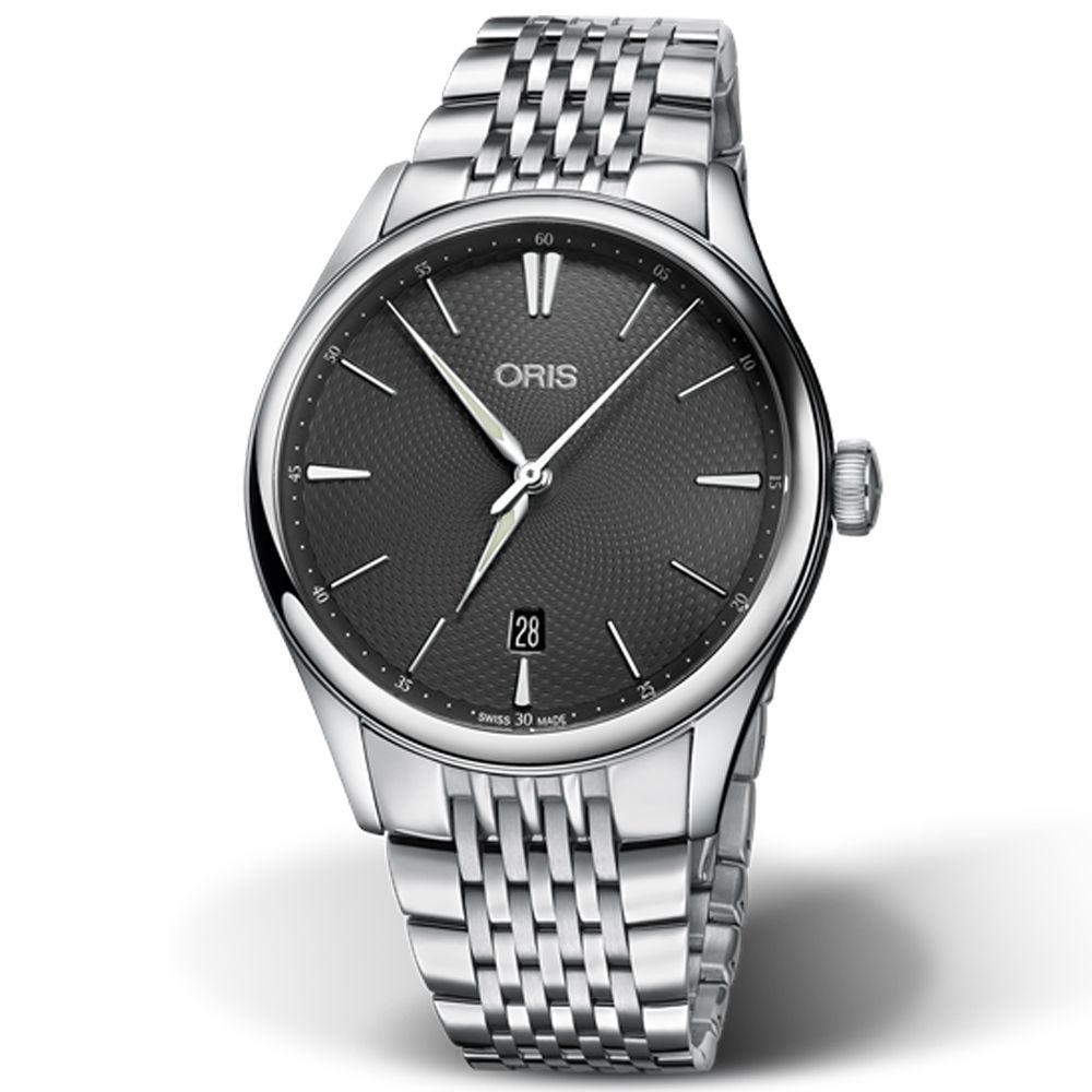 ORIS豪利時 Artelier系列 經典簡約機械腕錶 40mm/0173377214053-0782179