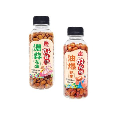 義美花生好食瓶系列230g (濃蒜/油爆/海苔/香脆) 口味任選