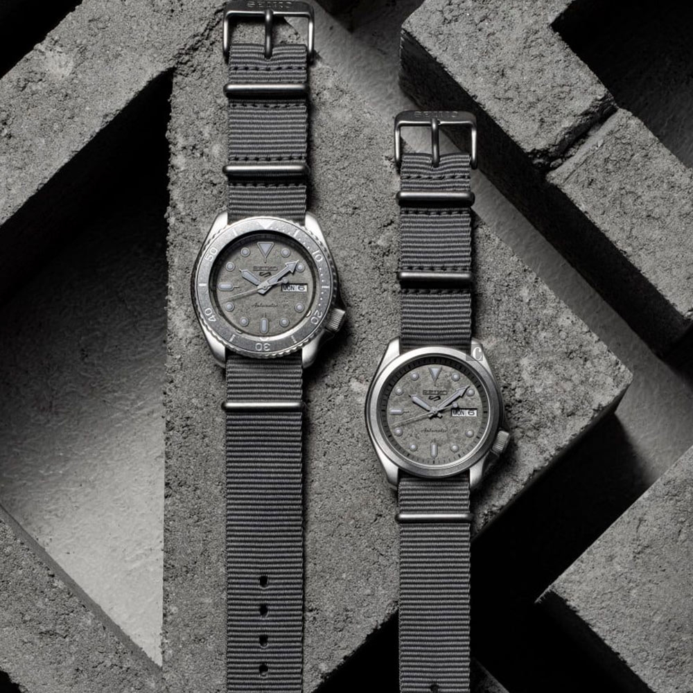 SEIKO 精工5 Sports Cement 系列機械錶週年慶送禮推薦-40mm (SRPG63K1