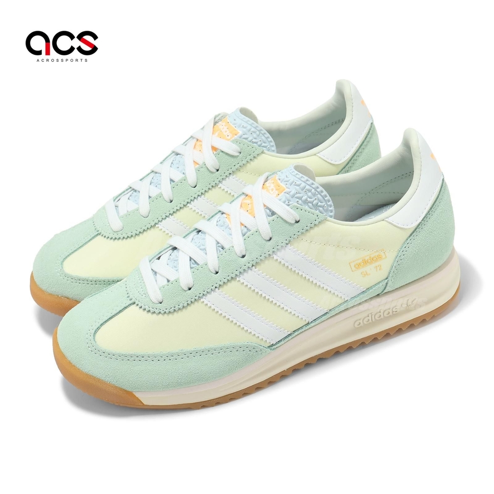 adidas 休閒鞋 SL 72 RS 男鞋 女鞋 米白 綠 麂皮 皮革 復古 運動鞋 愛迪達 JI2499