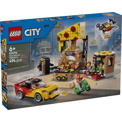 樂高LEGO 城市系列 - 60496 披薩外送體驗載具組