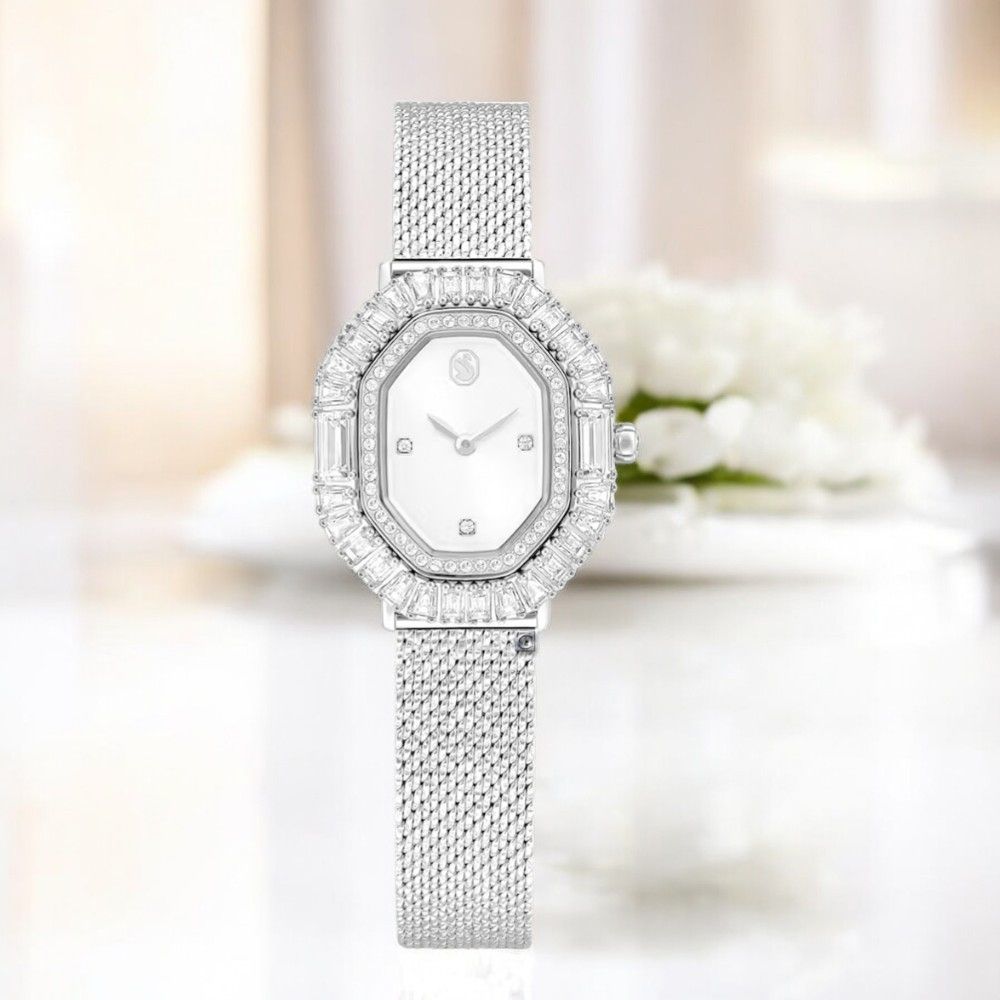SWAROVSKI 施華洛世奇 Matrix Octagon 晶彩時刻 時尚腕錶 女錶 手錶 禮物-30x25mm 5732498