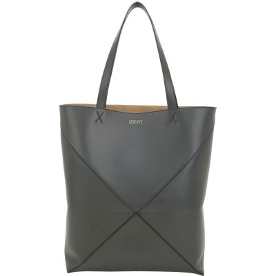 LOEWE 羅威 Puzzle Fold 大型 可折疊切線牛皮拼圖包 托特包-多色可選