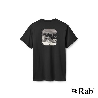 【RAB】Stance Traverse Tee 戶外休閒柔軟有機棉T恤 鯨魚灰 男款 #QCC45