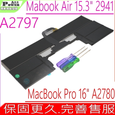APPLE A2797 電池適用 蘋果 MacBook Pro 16吋 16 A2780 2023年 Air 15.3吋 15.3 A2491 2023年 2024年