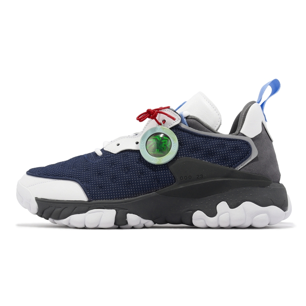 Nike x CLOT 休閒鞋Jordan Delta 2 SP 男鞋灰藍Flint 陳冠希聯名款