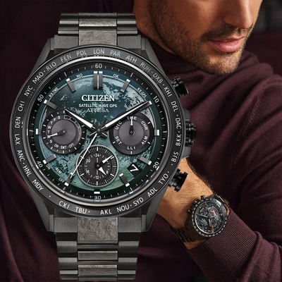 CITIZEN 星辰 限量HAKUTO-R限定款 GPS衛星對時光動能手錶-44.3mm CC4065-61Y