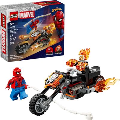 樂高LEGO 超級英雄系列 - 76335 蜘蛛人大戰惡靈戰警摩托車